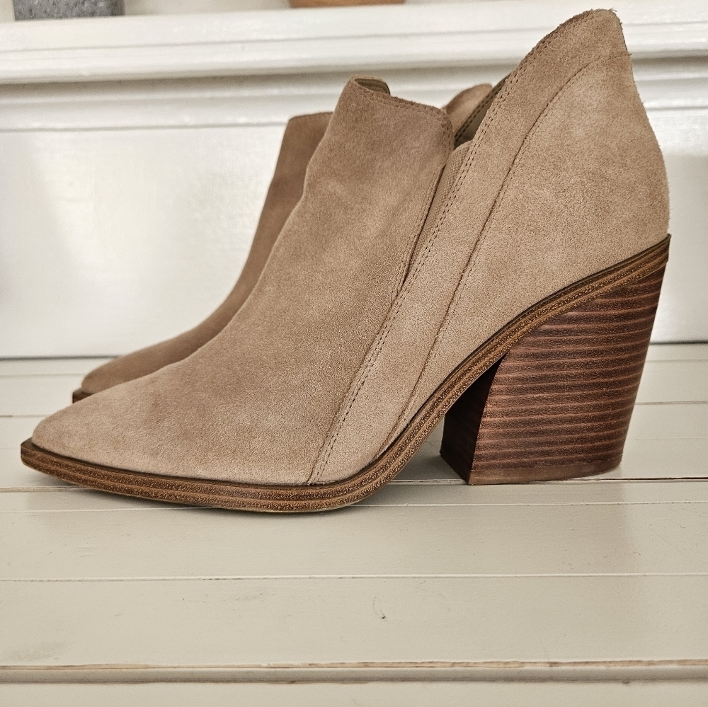 Vince Camuto Tan Ankle Boots